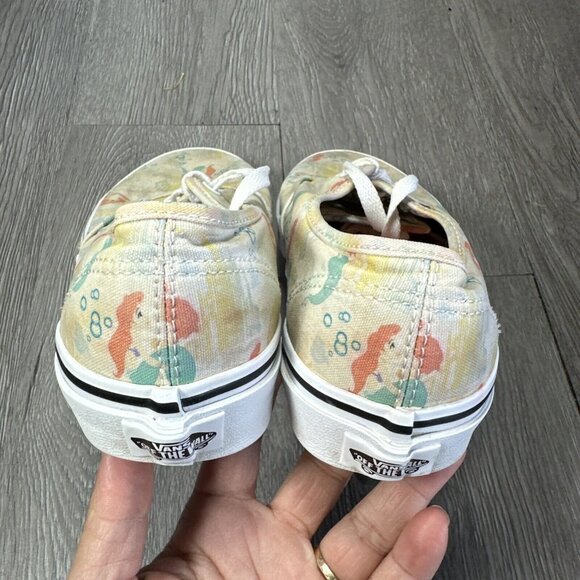 RARE Vans x Disney Little Mermaid Authentic Sneakers Limited Edition Women's 7 - Picture 7 of 9